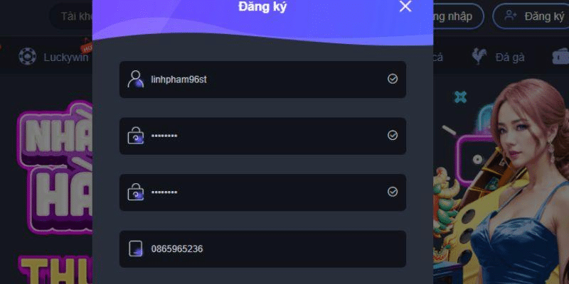 ĐIỀN THÔNG TIN ĐĂNG KÝ S6666.INFO